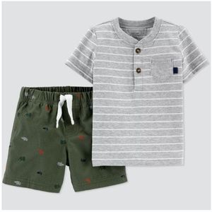 Baby Boys' Henley Shifley Top & Bottom Set